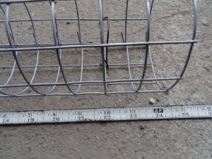 2' Long Mesh Cylinder (4" Diameter)